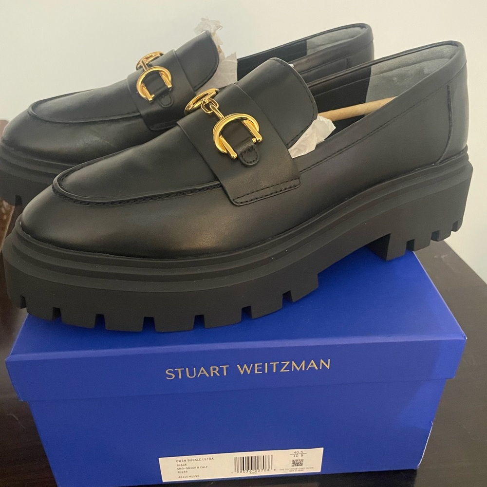 💥 Stuart Weitzman Owen Buckle Ultra Lug Loafer 💥